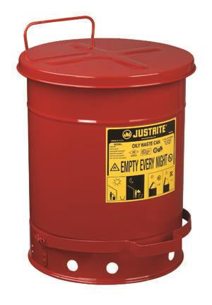 JUSTRITE 10GAL OILY WASTE CAN FOOT COVER - Kamps Pallets